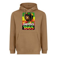 Toasted Coconut juneteenth 1865 black freedom Heavyweight Hoodie - HRA Design Shop