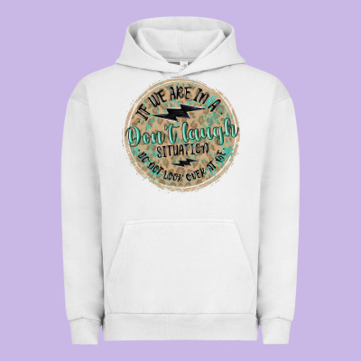If We Are In A Don't Laugh Situation Urban Hoodie Designed By Maliassmallbusiness
