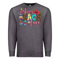 Charcoal Heather resting beach face Premium Sweatshirt - AdoDesignShop