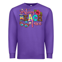 Purple resting beach face Premium Sweatshirt - AdoDesignShop