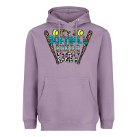 Lavender softball Heavyweight Hoodie - CowhideDigitalArt