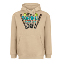 Mushroom softball Heavyweight Hoodie - CowhideDigitalArt