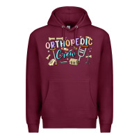 Burgundy orthopedic crew Premium Hoodie - MaliasSmallBusiness