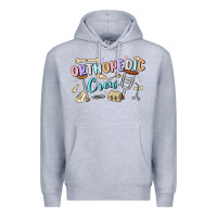 Heather Grey orthopedic crew Premium Hoodie - MaliasSmallBusiness