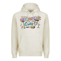 Oatmeal Heather orthopedic crew Premium Hoodie - MaliasSmallBusiness