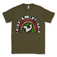 Army Green soccer rainbow Classic Tee - Zillion Design Studio