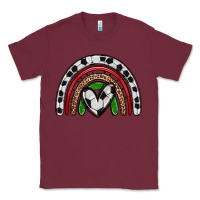 Burgundy soccer rainbow Classic Tee - Zillion Design Studio