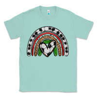Seafoam soccer rainbow Classic Tee - Zillion Design Studio