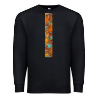 Black fall leaf Premium Sweatshirt - BundleAndBundleShop