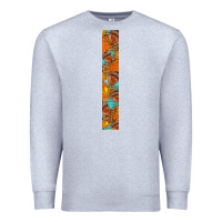 Heather Grey fall leaf Premium Sweatshirt - BundleAndBundleShop