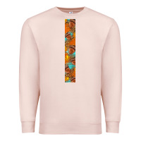 Pale Pink fall leaf Premium Sweatshirt - BundleAndBundleShop