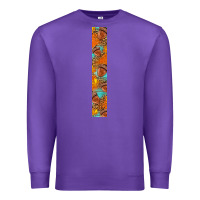 Purple fall leaf Premium Sweatshirt - BundleAndBundleShop
