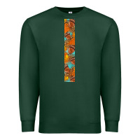 Sports Green fall leaf Premium Sweatshirt - BundleAndBundleShop
