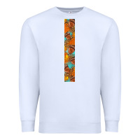 White fall leaf Premium Sweatshirt - BundleAndBundleShop