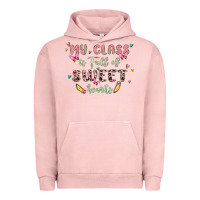 Pigment Salmon my class is full of sweet hearts Urban Hoodie - MaliasSmallBusiness