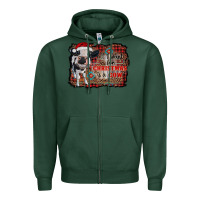 Sports Green all i want for christmas is a cow aztec Zipper Hoodie - RanaPortraitStore