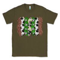 Army Green soccer brushstroke Classic Tee - Zillion Design Studio