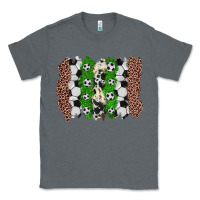Charcoal Heather soccer brushstroke Classic Tee - Zillion Design Studio