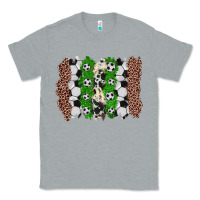Heather Grey soccer brushstroke Classic Tee - Zillion Design Studio