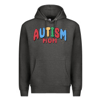 Charcoal Heather autism mom Premium Hoodie - MaliasSmallBusiness