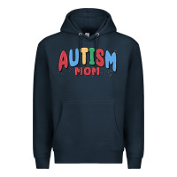 Navy autism mom Premium Hoodie - MaliasSmallBusiness