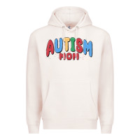 Pale Pink autism mom Premium Hoodie - MaliasSmallBusiness