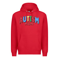 Red autism mom Premium Hoodie - MaliasSmallBusiness