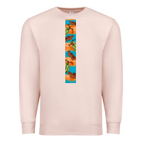 Pale Pink fall pumkin Premium Sweatshirt - BundleAndBundleShop