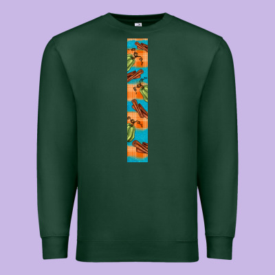 Fall Pumkin Premium Sweatshirt Designed By Bundleandbundleshop