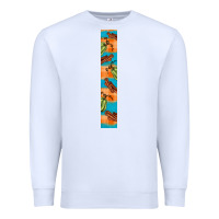 White fall pumkin Premium Sweatshirt - BundleAndBundleShop