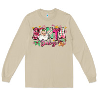 Mushroom pink santa baby christmas Long Sleeve Tee - Zillion Design Studio