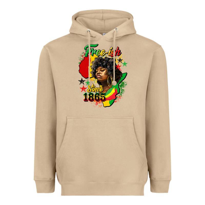 Free Ish Since 1865 Heavyweight Hoodie by HRA Design Shop | Teevron