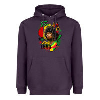 Plum free ish since 1865 Heavyweight Hoodie - HRA Design Shop