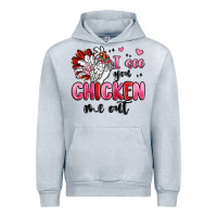 Heather Grey i see you chicken out Urban Hoodie - MaliasSmallBusiness