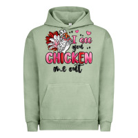 Pigment Oil Green i see you chicken out Urban Hoodie - MaliasSmallBusiness
