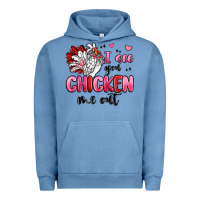 Pigment Pebble Blue i see you chicken out Urban Hoodie - MaliasSmallBusiness