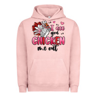 Pigment Salmon i see you chicken out Urban Hoodie - MaliasSmallBusiness