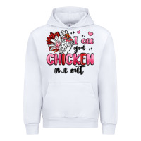 White i see you chicken out Urban Hoodie - MaliasSmallBusiness