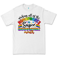 White wishing all of the homophobes uncomfortable month Premium Tee - Artiststas