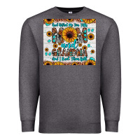 Charcoal Heather god gifted me two titles mom and grandma and i rock them both Premium Sweatshirt - JahusDesignShop