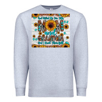 Heather Grey god gifted me two titles mom and grandma and i rock them both Premium Sweatshirt - JahusDesignShop