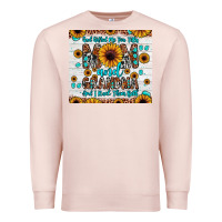 Pale Pink god gifted me two titles mom and grandma and i rock them both Premium Sweatshirt - JahusDesignShop