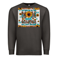 Smoke god gifted me two titles mom and grandma and i rock them both Premium Sweatshirt - JahusDesignShop