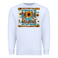 White god gifted me two titles mom and grandma and i rock them both Premium Sweatshirt - JahusDesignShop
