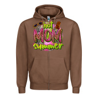 Chestnut hot mom summer Zipper Hoodie - texasbilliewilder