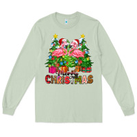 Matcha merry christmas flamingo Long Sleeve Tee - Zillion Design Studio