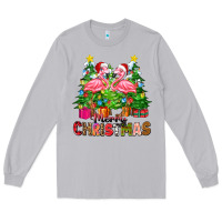 Moon Dust merry christmas flamingo Long Sleeve Tee - Zillion Design Studio