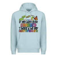 Blue Mist if nothing ever changed thered be no butterflies Premium Hoodie - MaliasSmallBusiness
