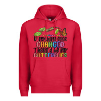 Cardinal if nothing ever changed thered be no butterflies Premium Hoodie - MaliasSmallBusiness