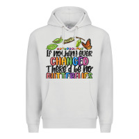 Dove Grey if nothing ever changed thered be no butterflies Premium Hoodie - MaliasSmallBusiness